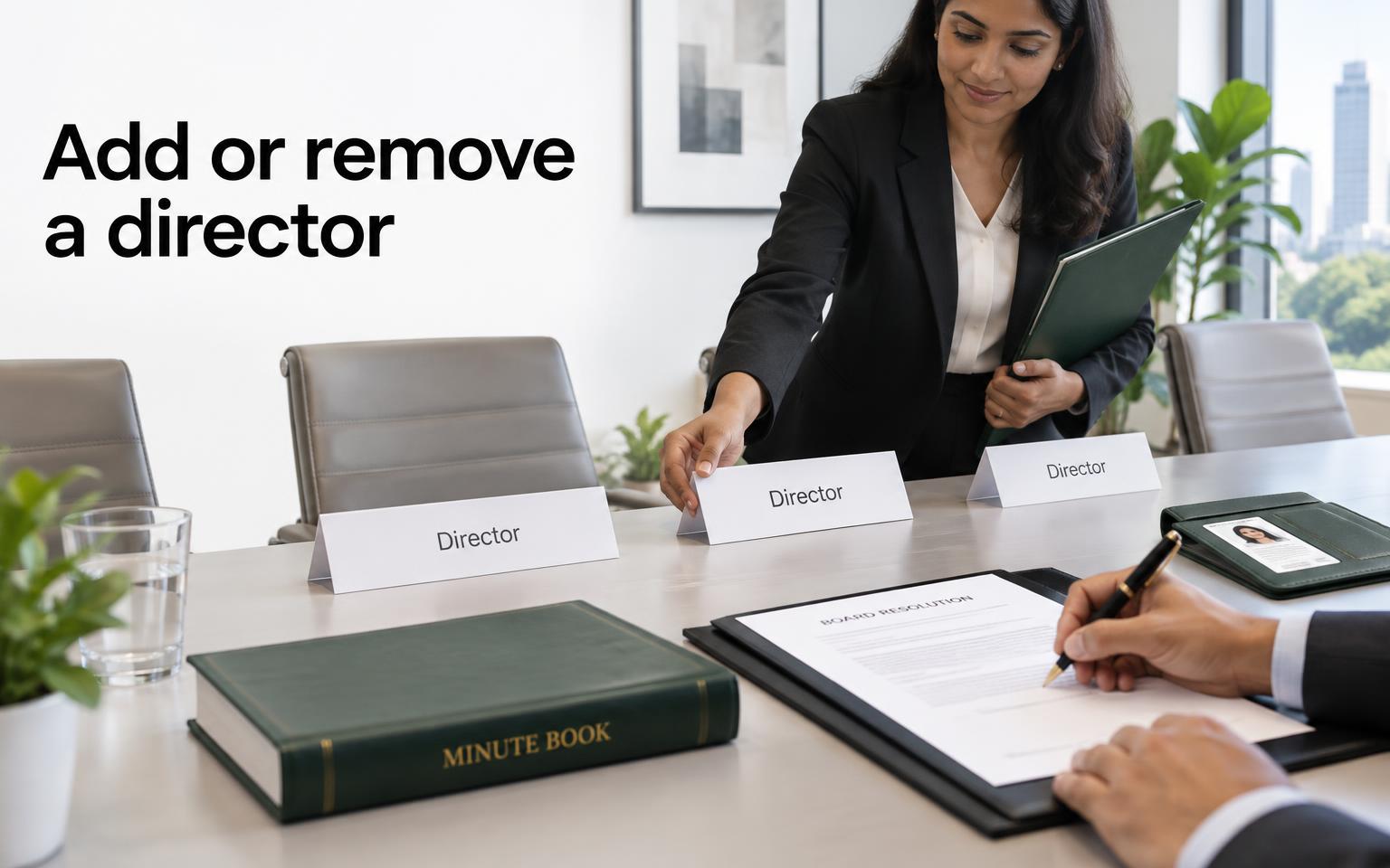 Add or remove a director service scene