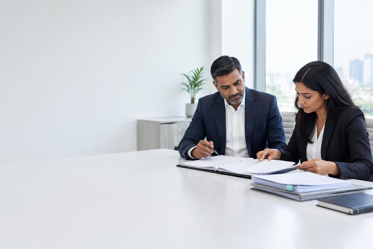Indian company leadership reviewing an annual compliance calendar