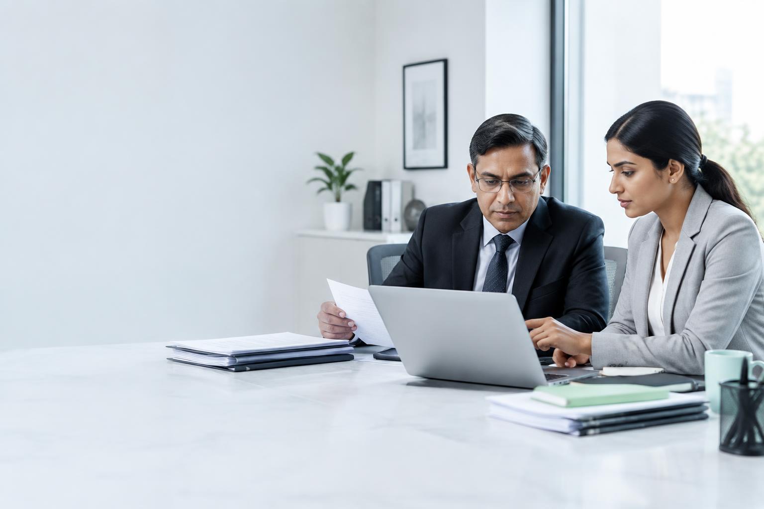 Income-tax assessment support service scene