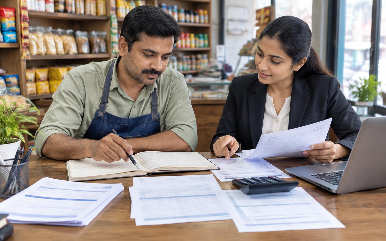 Proprietorship income-tax return service scene