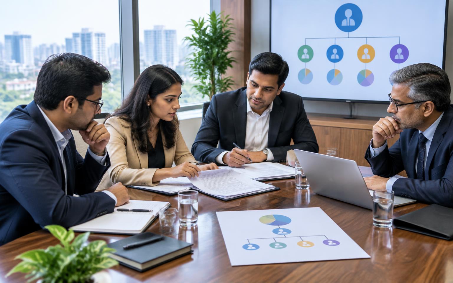 Shareholders agreement service scene